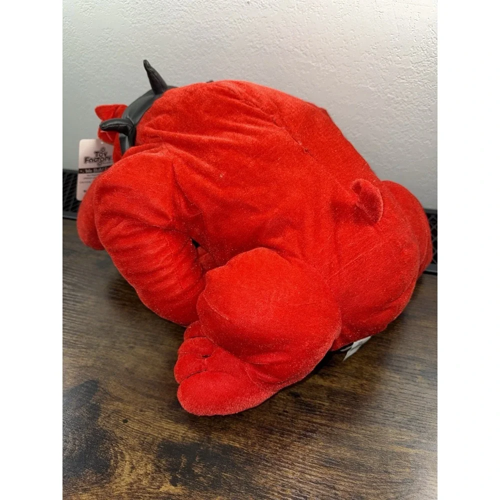 Toy Factory Red Devil Bulldog Plush 18